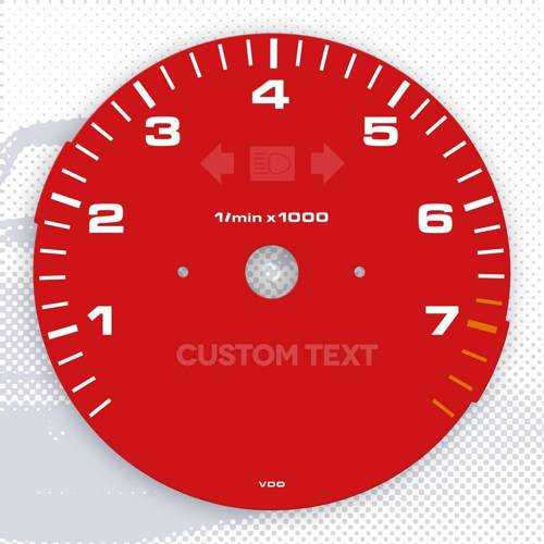 Custom - Gauge face tachometer – for 964 993 (1989-1998)